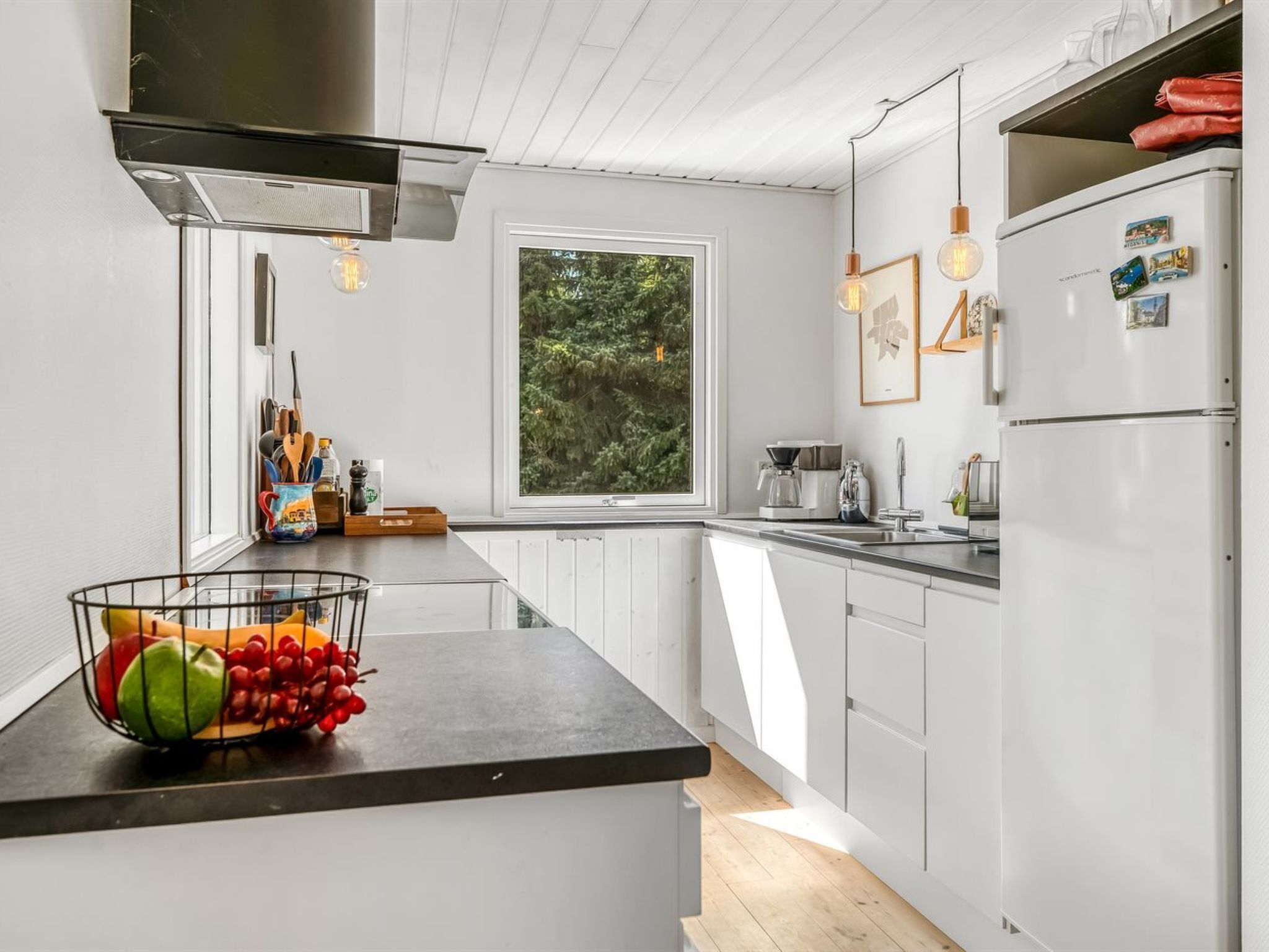 Refrigerador y utensilios de cocina 