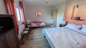 Chambre Triple Confort, vue jardin