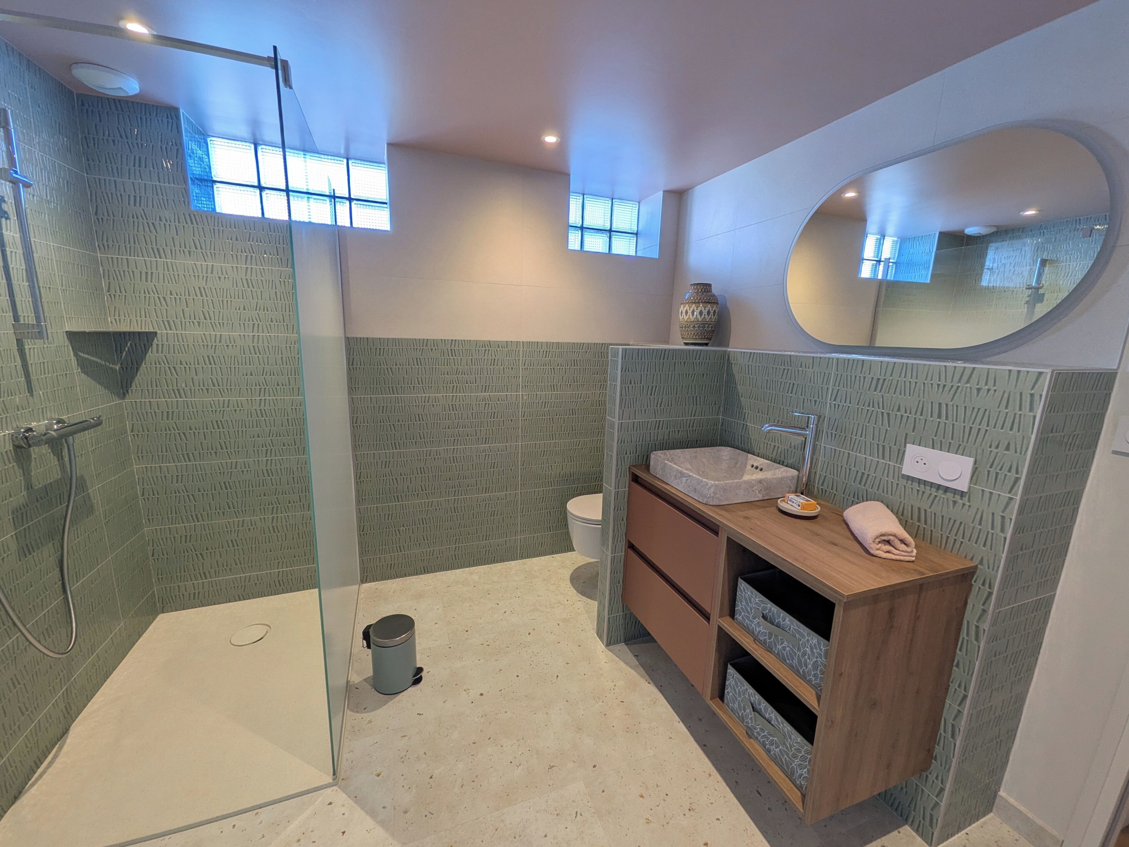 Comfort Double Room, Garden View | Bathroom