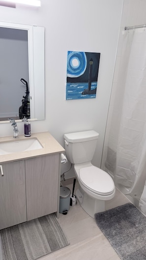 Hair dryer, towels, soap, toilet paper - Toronto Downtown Stay - spacious, clean, top location. (Toronto)