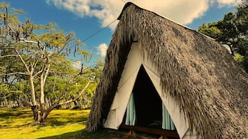 Chalet, 1 Katil Kelamin (Double), Patio, Garden View | Kawasan hartanah
