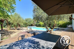 Outdoor dining - La Grande Maison - ORGERES (ORGERES)