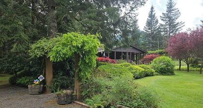 Charming 2-bedroom home with hot tub and creek view minutes from Packwood