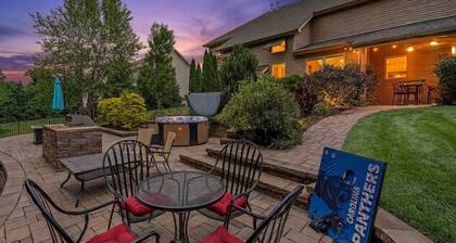 Luxury Concord Retreat | Spacious Home with Hot Tub, Game Room, Pool Table, Fire Pit, Grill & More!