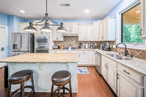 Luxury Concord Retreat | Spacious Home with Hot Tub, Game Room, Pool Table, Fire Pit, Grill & More!