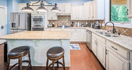 Luxury Concord Retreat | Spacious Home with Hot Tub, Game Room, Pool Table, Fire Pit, Grill & More!