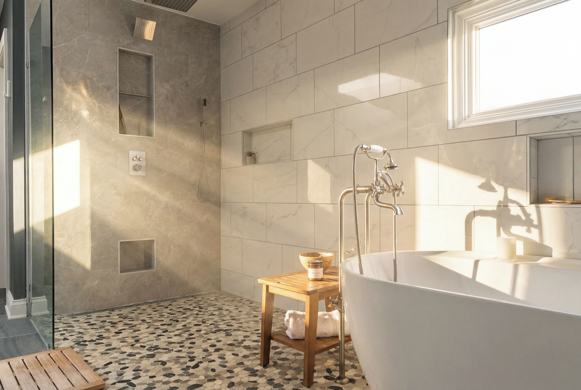 Dusche, Handtücher