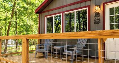 Deluxe Glamping Cabin With AC at Greeter Falls Campground