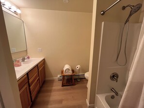 Hair dryer, towels, toilet paper - Indoor Heated Pool inside Spacious 4-bedroom house in serene Escanaba with AC (Escanaba)