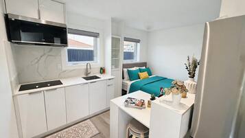 Comfort-Studiosuite, 1 Queen-Bett, Nichtraucher, Kochnische