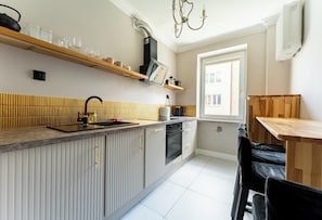 Private kitchen - Gdynia Coastal Apartament (Gdynia)