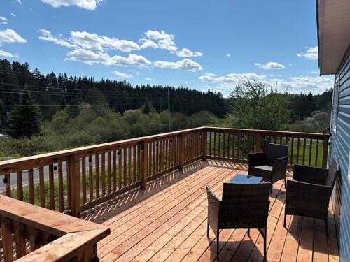 Welcome to the Falls House—your front-row seat to the beauty of Lepreau Falls