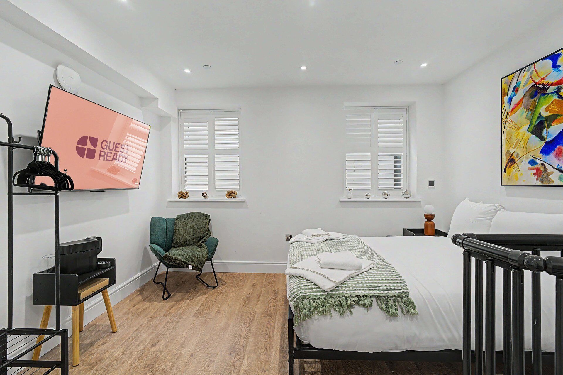 1 chambre, fer et planche à repasser, Wi-Fi gratuit, draps fournis