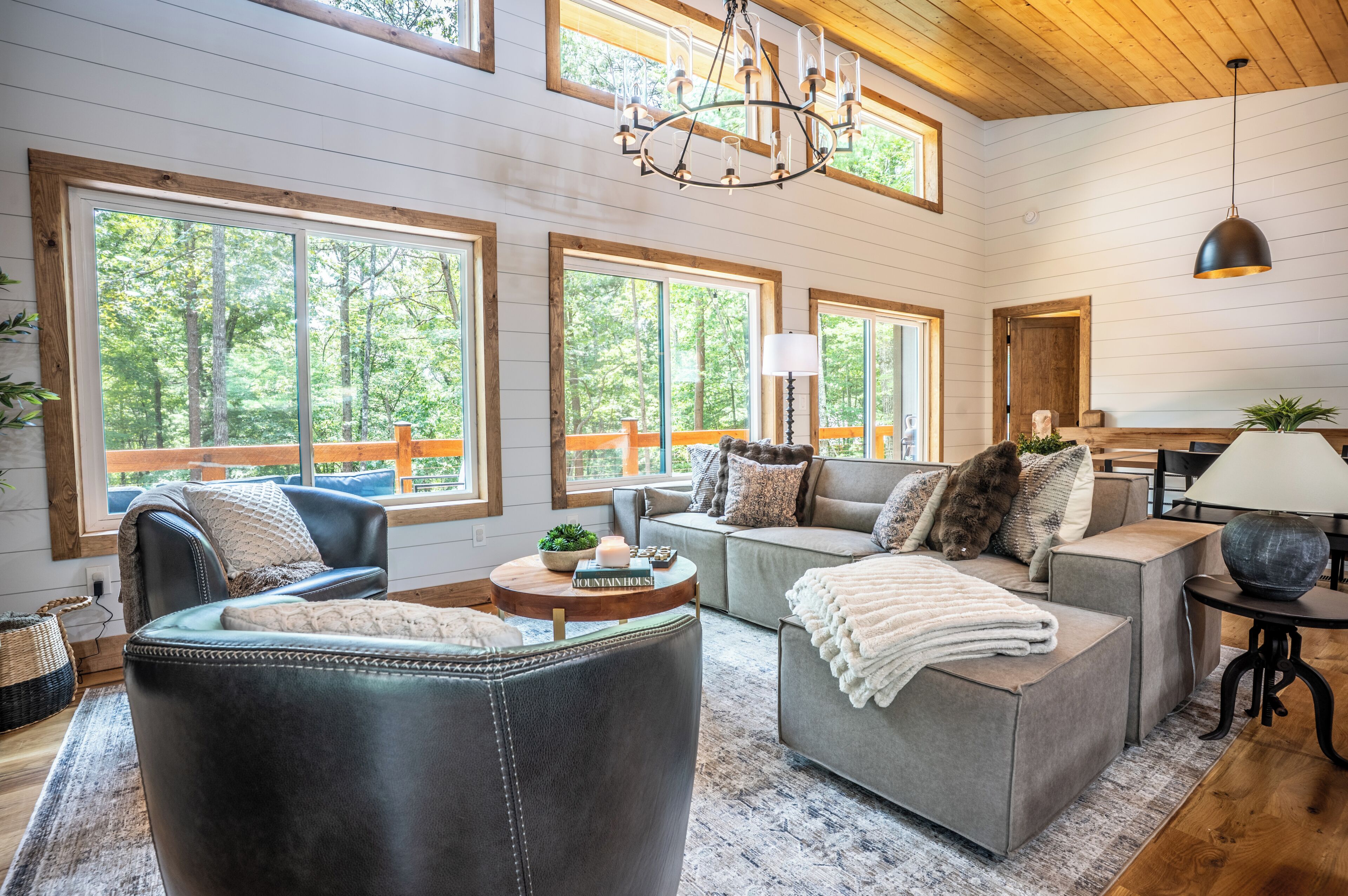 Ellie Blue | Sauna, Cold Plunge, Hot Tub & Cinema - Ellijay, GA