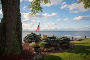 Property grounds - Lakefront Mille Lacs Home w/ Dock & Stunning Views (Aitkin)