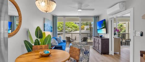 TV, stereo, offices