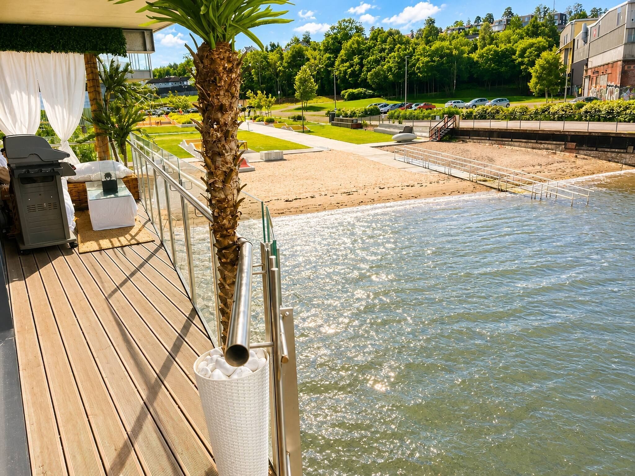 Apartment, 2 Bedrooms, Accessible, Balcony | Property grounds