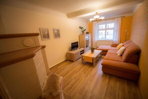 Fernseher, Kamin