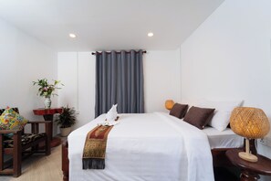 2 bedrooms, iron/ironing board, free WiFi, bed sheets - Authentic Khmer Home • Pavilion & Tropical Garden (Krong Siem Reap)
