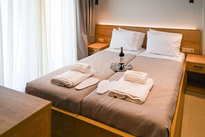 2 makuuhuonetta, silitysrauta/-lauta, ilmainen Wi-Fi, vuodevaatteet