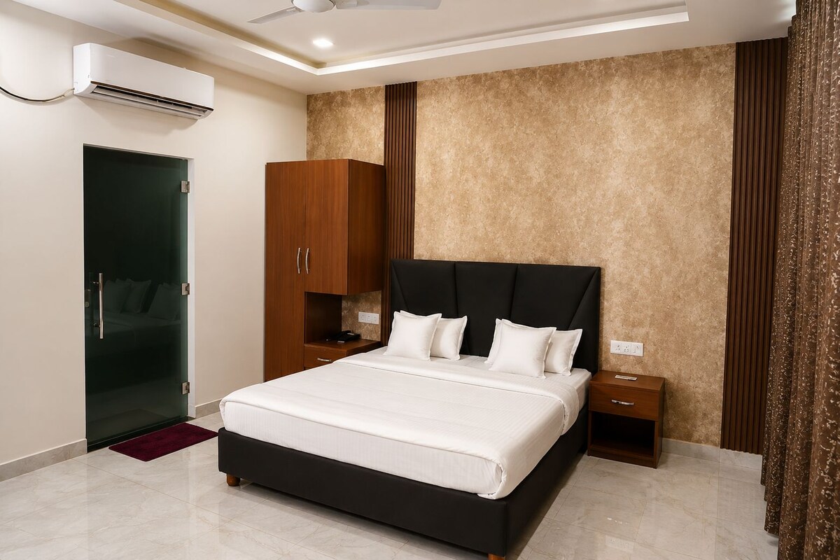 Quarto luxo | Escrivaninha, Wi-Fi de cortesia