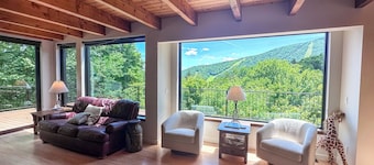 Experience the ultimate Vermont mountain getaway in this spacious 4-bedroom home located right at Sugarbush Resort. Ski-in/ski-out on the mountain, stunning mountain views, and a private sauna, this home is the perfect base for year round escapes.