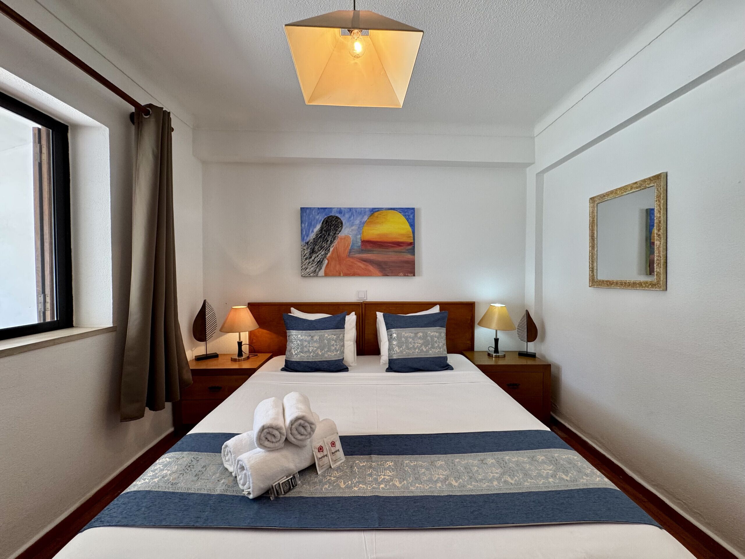 1 habitación y ropa de cama 