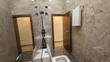 Towels, toilet paper
