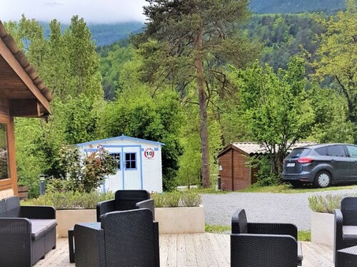 Mobil home avec terrasse et TV - 6 pers.