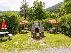Outdoor dining - Mobile home with AC - 5 guests (Annot)