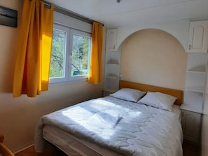 Free WiFi - Mobile home with air conditioning - 5 guests (Annot)