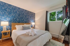 2 chambres, bureau, fer et planche à repasser, Wi-Fi gratuit