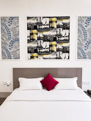Deluxe Double Room, Balcony, City View | Laptop workspace, free WiFi - Hotel Blue Fern (Greater Noida)