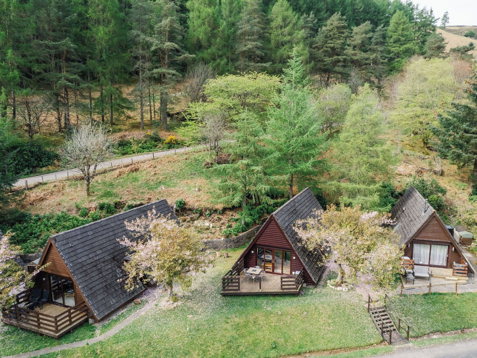 Zone Rurale, Chalet, Jardin, Cabane En Rondins, Cabane, Dur, Cour, Parc, Aménagement Paysager, Batiments Jardin