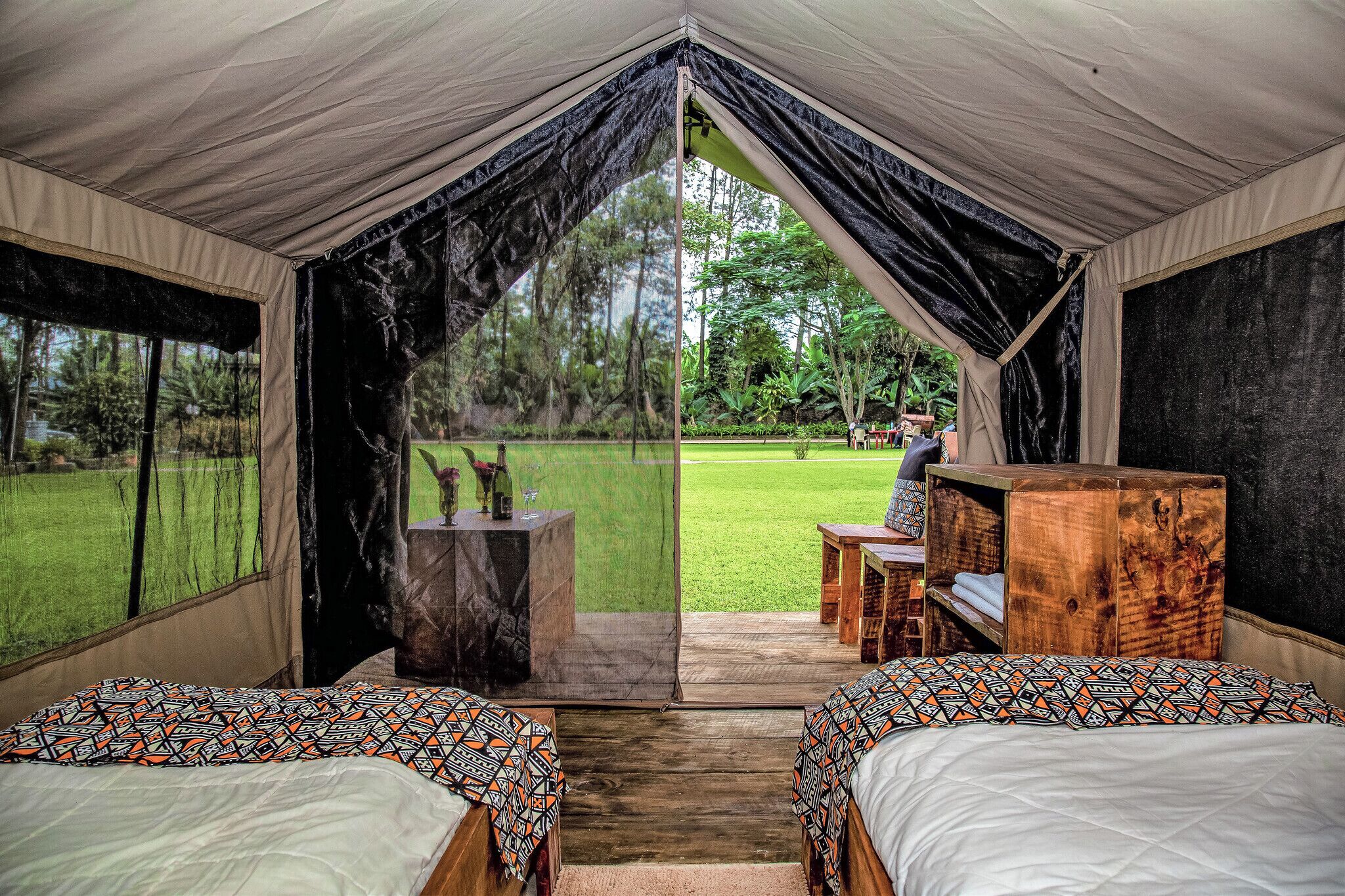 Basic Tent, Garden View