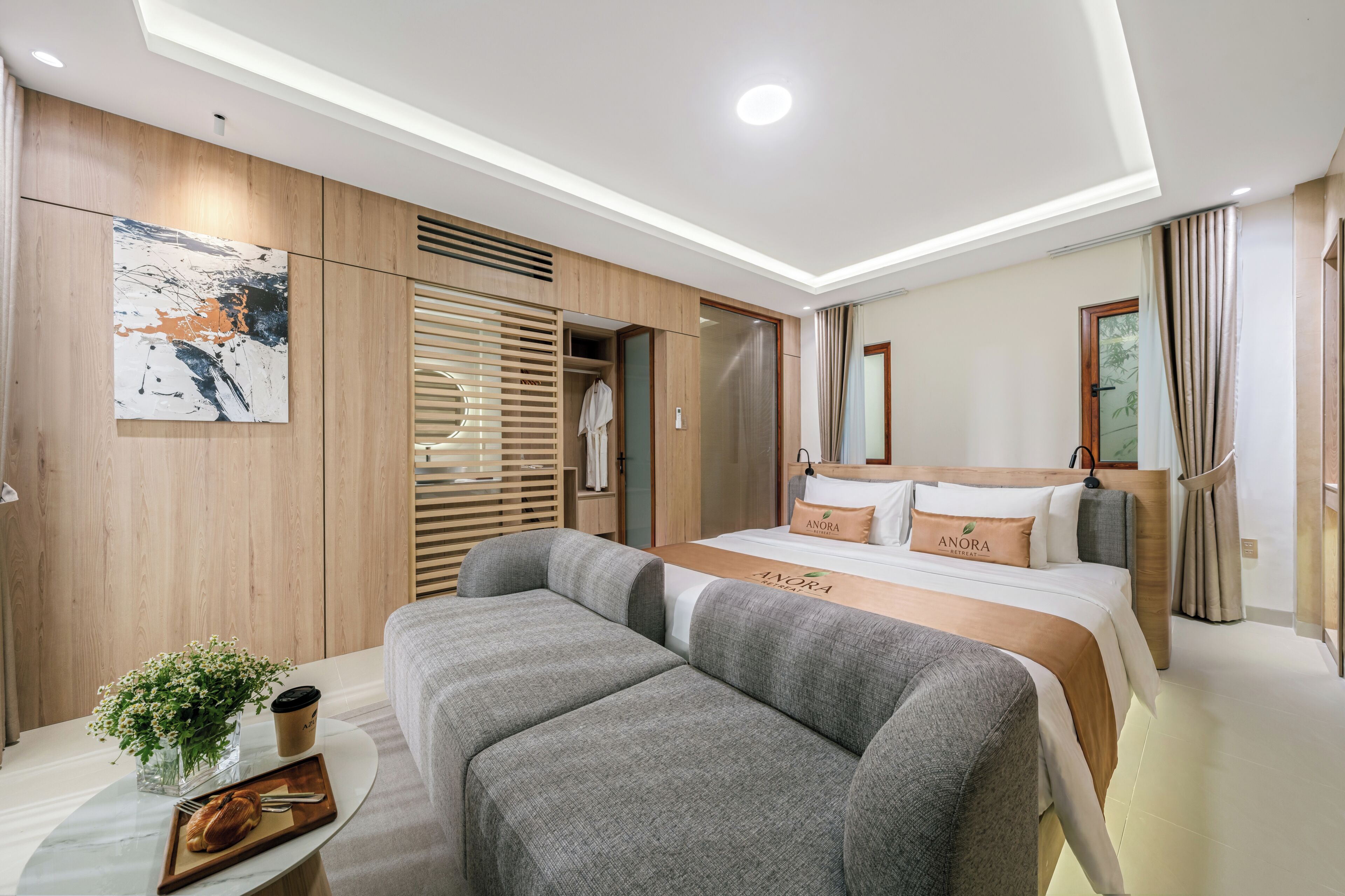 Roba de llit d'alta qualitat, minibar i caixa forta a l'habitació 
