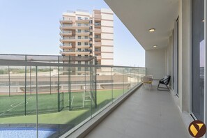 Deluxe Apartment, Balcony, City View | Sports court - Gemz by Danube  (Dubai)