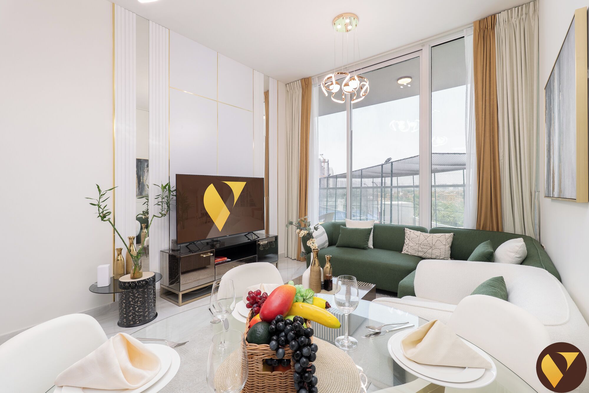 Apartamento Deluxe, balcón, vistas a la ciudad | Zona de estar