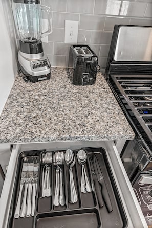 Private kitchen - Superb 1-bedroom apartment in vibrant Houston surrounding NRG & Med Center (Houston)