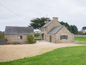 Apartment | Exterior - Pretty Stone Cottage Near Beach (Landeda)