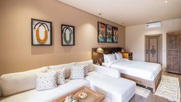 Junior Suite, Mountain View | Minibar, in-room safe, blackout curtains, free WiFi