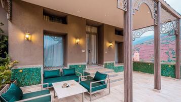 Suite Présidentielle, vue montagne | Terrasse/Patio