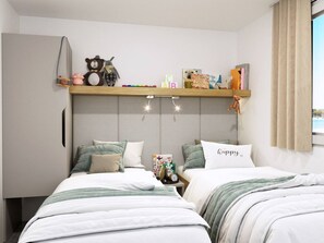 Mobile Unterkunft | 3 Schlafzimmer, Bettwäsche