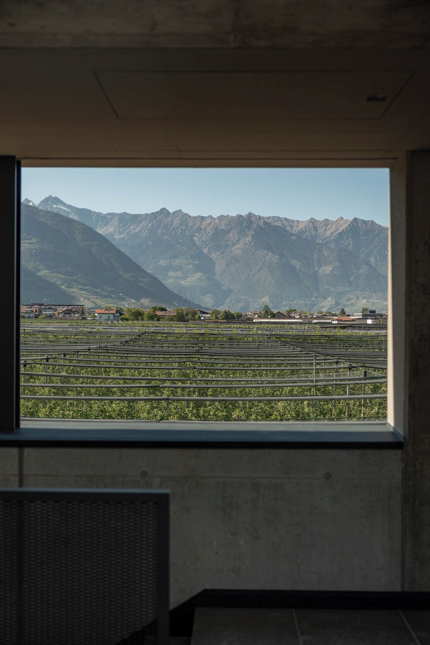 Blick von der Unterkunft