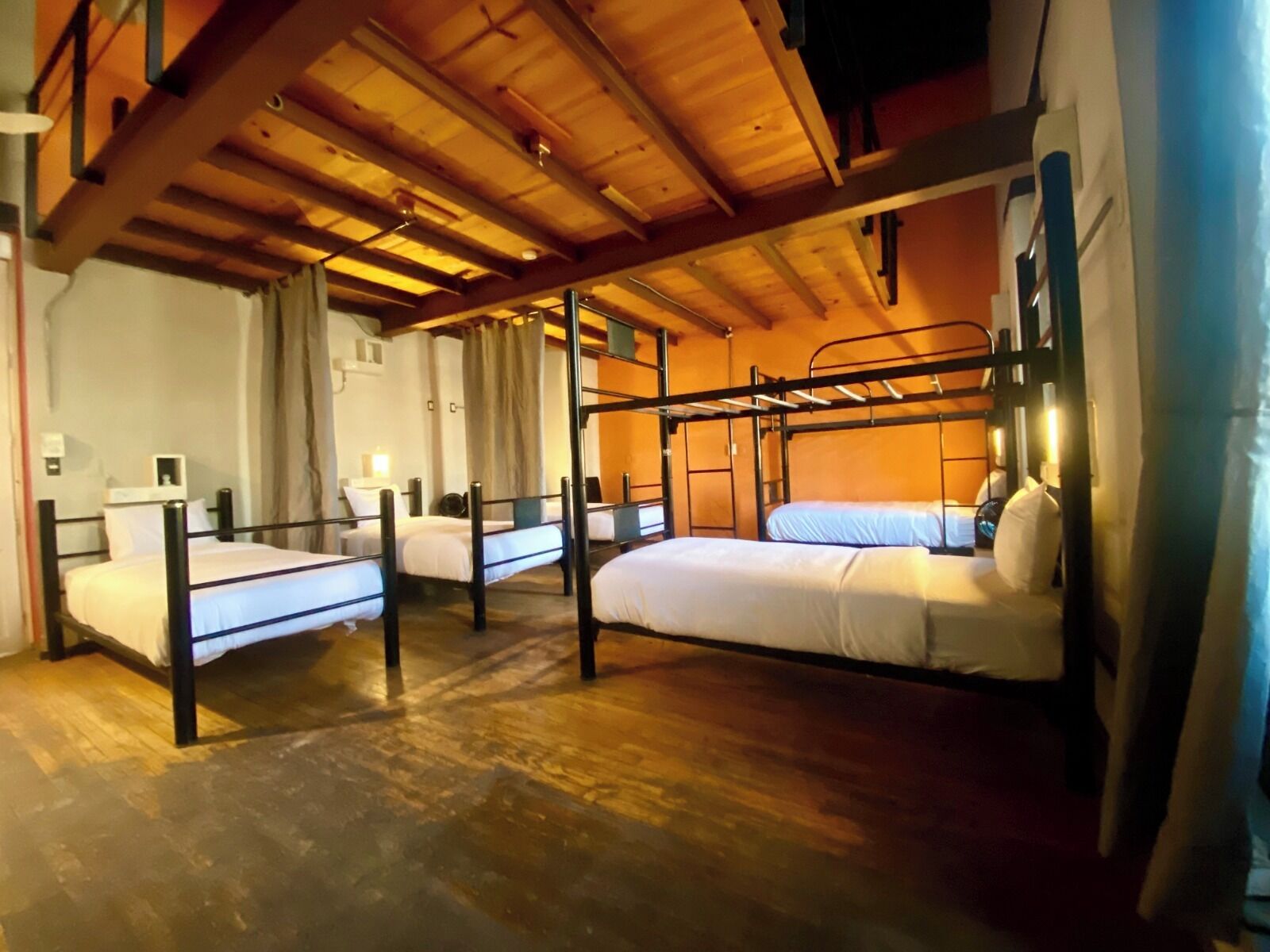 Single bed in Shared Dormitory for Men with 8 Beds | Iron/ironing board (on request), free WiFi, bed sheets