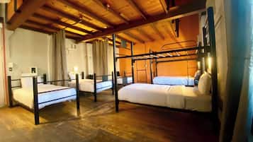 Single bed in Shared Dormitory for Men with 8 Beds | Iron/ironing board (on request), free WiFi, bed sheets