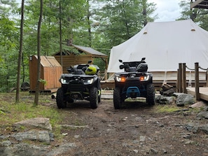 Property grounds - Experience Glamorous Camping in the Woods at Hillcrest (Verona)