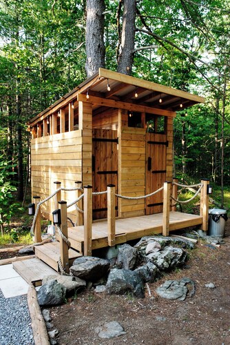 Experience Glamorous Camping in the Woods at Hillcrest