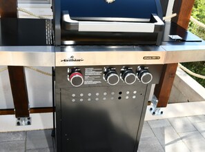 Coffee/tea maker, fridge, microwave, stovetop - Mobile Home With Terrace And Sea View (Pakostane)