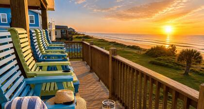 New! Beachfront Luxury | Firepit | Hot Tub | Family Gatherings | Tiki bar